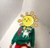 小豬班納【費爾島毛衣】童裝秋冬兒童圣誕麋鹿提花男女童慵懶套頭針織毛衫 墨綠 130 曬單實(shí)拍圖