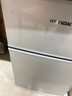 HYUNDAI（韓國現代） 小冰箱 冰箱小型雙開(kāi)門(mén) 迷你雙門(mén)家用宿舍租房冷藏冷凍電冰箱節能省電 58L銀【店鋪銷(xiāo)冠+租房必備】 曬單實(shí)拍圖
