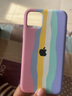 布諾林 蘋(píng)果11/iPhone12promax液態(tài)手機殼6/7/8plus女全包x/xsmax彩虹殼 彩虹殼粉色女 蘋(píng)果11proMax 曬單實(shí)拍圖