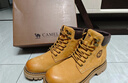 駱駝（CAMEL）【王俊凱同款】會(huì )員馬丁靴男鞋秋冬新款大黃靴女戶(hù)外工裝登山靴子 G13W379132 金黃色 41 曬單實(shí)拍圖