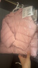 優(yōu)衣庫嬰幼兒寶寶PUFFTECH空氣棉服可機洗拉鏈連帽外套478427 10 水粉色 90 曬單實(shí)拍圖