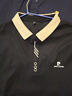 皮爾卡丹（pierre cardin）長(cháng)袖T恤男春秋季商務(wù)中青年翻領(lǐng)polo衫百搭舒適親膚 黑色長(cháng)袖 3XL 曬單實(shí)拍圖
