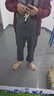 潮西登工裝褲男士直筒干活穿工作服褲子防撕裂耐磨汽修秋冬季寬松勞保褲 黑色+灰色【兩件裝】 XL 建議130-145斤 曬單實(shí)拍圖