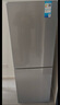 美的冰箱182升雙開(kāi)門(mén)兩門(mén)小戶(hù)型家用客廳租房宿舍冰箱節能低噪省電國家補貼電冰箱BCD-182M 【雙門(mén)雙溫靈活儲鮮】鈦鋼灰 曬單實(shí)拍圖