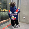 木木屋（mumuwu）品牌童裝兒童羽絨服男童冬裝保暖外套帥氣中小童面包服白鴨絨上衣 奧特曼亮燈藏青 120 適合110-120cm年齡6-7歲 曬單實(shí)拍圖