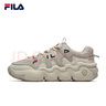 FILA斐樂(lè )官方新款男子籃球鞋復古透氣夏季休閑鞋 燕麥色/黃水泥-OC 41 曬單實(shí)拍圖