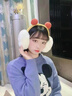 JCZS德國品質(zhì)耳罩女冬季2025加絨防風(fēng)可折疊仿兔毛耳套耳捂子毛絨保暖 白色加絨【可折疊不掉毛】 曬單實(shí)拍圖