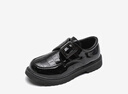 男童皮鞋春秋2025新款英倫風(fēng)舞蹈演講黑色小學(xué)生校園兒童表演出鞋 黑色 36 內長(cháng)22.7cm 曬單實(shí)拍圖