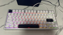 WOB rainy75客制化鍵盤(pán)三模鋁坨坨機械鍵盤(pán)cnc電腦無(wú)線(xiàn)藍牙游戲電競外設雨 星河銀-陽(yáng)極-RGB/紫薇軸/鋼化玻璃 曬單實(shí)拍圖