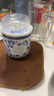 兮元記青花羊脂玉瓷玲瓏旅行茶具套裝纏枝蓮戶(hù)外便攜式快客杯一壺三杯 繁花玉瓷玲瓏快客杯 曬單實(shí)拍圖
