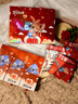 迪士尼Disney史迪仔大紅色內褲純棉抗菌本命年喜慶男生四角短褲新年禮盒 DSN027#“心心”相惜手提袋3條裝 L （80-100斤） 曬單實(shí)拍圖