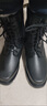 啄木鳥(niǎo)真皮靴作戰靴子男馬丁靴秋冬季加絨保暖戶(hù)外戰靴高幫羊毛靴雪地靴 08防棉【鋼頭鋼底款】冬季 39 曬單實(shí)拍圖