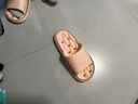 利達妮踩屎感拖鞋女室內家居防滑浴室洗澡eva涼拖男士夏季 粉色  38-39  曬單實(shí)拍圖