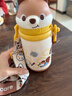 babycare兒童保溫杯嬰兒小松鼠寶寶1-3歲不銹鋼吸管水杯壺學(xué)生上學(xué)450ml 曬單實(shí)拍圖