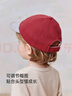 BabyloveHome嬰兒帽子春秋純棉鴨舌帽寶寶軟檐帽百搭戶(hù)外運動(dòng)棒球帽子 圣誕紅 46cm（根據寶寶頭圍選擇） 曬單實(shí)拍圖