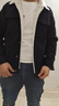 才俏棉服男冬季男士外套加絨保暖牛仔夾克棉衣加厚韓版修身棉服 羊羔黑色 S 曬單實(shí)拍圖