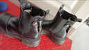言囡馬丁靴女英倫風(fēng)2024年新款平跟厚底短靴女切爾西靴煙筒靴 黑色單里 35 曬單實(shí)拍圖