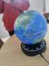 HCNT磁懸浮地球儀AR3D立體男士生日禮物辦公室桌面擺件圣誕節送男朋友 20CM音響時(shí)鐘底座地形球彩光(AR) 曬單實(shí)拍圖