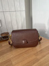 CADUNI KAISER牛皮包包女包小眾馬鞍包百搭輕奢斜挎包生日禮物高級感送女友老婆 【咖啡色】實(shí)用走心 品牌洋氣高端氣質(zhì)單肩小包 曬單實(shí)拍圖