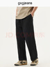 gxgjeans男裝休閑長(cháng)褲 黑色時(shí)尚寬松工裝彎刀褲男生 25年春新品 黑色 XL (180) -32碼 曬單實(shí)拍圖