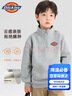 Dickies童裝男童加絨衛衣小童冬季加厚衣服兒童半開(kāi)襟衣服3-12歲男孩冬裝 曬單實(shí)拍圖