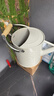 沃施（WORTH）歐式澆水澆花噴灑澆菜長(cháng)嘴壺大容量水壺澆花家用金屬灑水壺乳白5L 曬單實(shí)拍圖