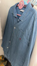戴維貝拉（DAVE＆BELLA）男童春裝牛仔襯衫純棉男寶寶襯衣新款休閑小童衣服兒童上衣 牛仔藍【現貨】 120 cm（建議身高110-120cm） 曬單實(shí)拍圖