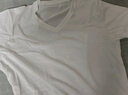 優(yōu)衣庫男裝女裝情侶百變T快干V領(lǐng)T恤休閑短袖475376 455356 475376/00白色 L 曬單實(shí)拍圖