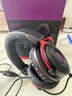 三體鯊EKSA頭戴式游戲耳機三角洲CF吃雞電腦電競有線(xiàn)3.5mm接口可拆耳麥 黑色 曬單實(shí)拍圖