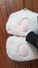 達西先森小貓爪爪 棉拖鞋女秋冬季可愛(ài)保暖毛拖鞋情侶防滑厚底家居拖鞋 曬單實(shí)拍圖