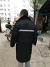 保羅嵐芝（BOLOLANZHI）軍棉大衣冬季多功能加厚中長(cháng)款保暖冷庫防寒服東北棉服保安工作服 黑色中長(cháng)款【羊絨棉】 175/XL 曬單實(shí)拍圖