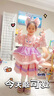 G.DUCKKIDS小黃鴨洛麗塔公主裙女童連衣裙秋冬兒童毛衣裙玲娜貝兒演出禮服裙 裙子 100 尺碼2~3歲【 90-100cm】 曬單實(shí)拍圖