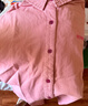 左西女童襯衫外套春秋款兒童上衣2026新款女大童長(cháng)袖襯衣潮 粉色 140 曬單實(shí)拍圖
