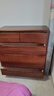 世皇源全實(shí)木斗柜臥室現代簡(jiǎn)約五斗櫥客廳家用新中式儲物收納六斗柜爆款 六斗[胡桃色]正100*側45*高106cm 曬單實(shí)拍圖