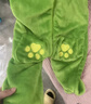 G.duck童裝兒童睡衣男童連體珊瑚絨恐龍睡袋寶寶秋冬加厚家居服小童冬季 淺綠色 100 建議90-100cm3-4歲cm 曬單實(shí)拍圖