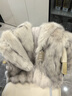 COCO LIMITED皮草【年度爆款】 神明少女 芬蘭整皮狐貍毛皮草外套 奶灰雙色 M 曬單實(shí)拍圖