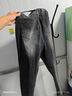 馬登工裝美式高街水洗做舊牛仔褲灰色直筒微錐蘿卜褲休閑長(cháng)褲子男夏秋 水洗灰 32 曬單實(shí)拍圖