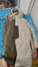 鴨鴨（YAYA）黃曉明同款輕薄羽絨服男女2025秋冬新品短款爆款連帽防寒鴨絨外套 卡其色 XL 180/96A 曬單實(shí)拍圖