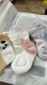 【A類(lèi)精梳棉】嬰兒襪春秋親膚透氣A類(lèi)棉襪兒童男女無(wú)骨小耳朵 粉白小兔女寶（三雙組） 均碼 XS 0-6個(gè)月 曬單實(shí)拍圖
