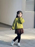 艾卡諾 I.KARNOW女童秋冬毛衣套裝2025新款兒童冬裝連衣裙加厚女大童裙子森系穿搭 6182咖色+19766綠色 120 曬單實(shí)拍圖