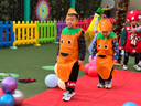 梓嘉福萬(wàn)圣節六一兒童節演出服水果蔬菜裝幼兒園豐收節女童服裝時(shí)裝秀 兒童胡蘿卜服表演服 均碼 (90-140cm) 曬單實(shí)拍圖