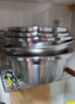 京東京造304不銹鋼盆篩五件套 洗菜盆調料和面盆腌肉盆米篩洗菜瀝水籃 曬單實(shí)拍圖