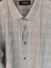 雅戈爾長(cháng)袖襯衫男羊毛混紡可機洗襯衫格紋親膚透氣溫暖有型2025新品合款 灰色格子VLQW119685DBA 41 （175/96A） 曬單實(shí)拍圖