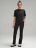 lululemon丨Relaxed-Fit 女士寬松剪裁船型領(lǐng)口 T 恤 LW3IDWS 黑色 XS /4 曬單實(shí)拍圖