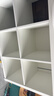 宜家（IKEA）卡萊克家用收納柜客廳書(shū)架置物架抽屜柜多層儲物柜格子柜 白色擱架單元帶4個(gè)插件 曬單實(shí)拍圖