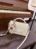 CALWAN KEODH包包女包真皮單肩斜挎包通勤手提劍橋包生日禮物送女友老婆 【米白色】輕奢時(shí)尚百搭高級感實(shí)用走心女生閨蜜 曬單實(shí)拍圖