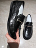 維絲圖西品牌豆豆鞋男潮流時(shí)尚真皮透氣一腳蹬平底舒適日常休閑樂(lè )福鞋男 黑色 38 曬單實(shí)拍圖