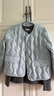 熱風(fēng)（Hotwind）【商場(chǎng)同款】輕薄羽絨服女秋冬新款圓領(lǐng)休閑潮流小香風(fēng)外套 06蘭色 S 曬單實(shí)拍圖