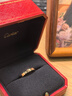 卡地亞（Cartier）C de Cartier系列帶鉆 18K玫瑰金戒指 新年禮物B4086455 曬單實(shí)拍圖