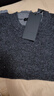 MO&Co.【秦嵐同款】長(cháng)袖T恤2025冬新品遠紅外發(fā)熱雙面磨毛MBE4TEET03 深花灰色 M /165 曬單實(shí)拍圖